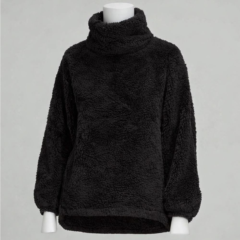 lululemon athletica Black Cowl Neck Sweater